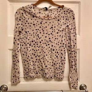 H&M Blue Star Long Sleeve